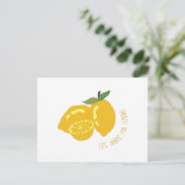 Life Hands Lemons Briefkaart (Staand voorkant)