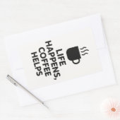 Life Happens, Café aide autocollant (Enveloppe)