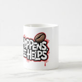 Life Happens Coffee helpt Graffiti-Gezegde Magische Mok (Center)