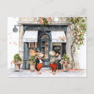 Life in Mice Town - Coffee Talks Briefkaart