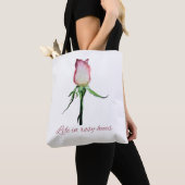 Life in Rosy Hues Rosebud Tote Bag (Dichtbij)