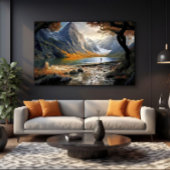 Life in the Valley of Giants Canvas Afdruk