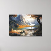 Life in the Valley of Giants Canvas Afdruk (Voorkant)