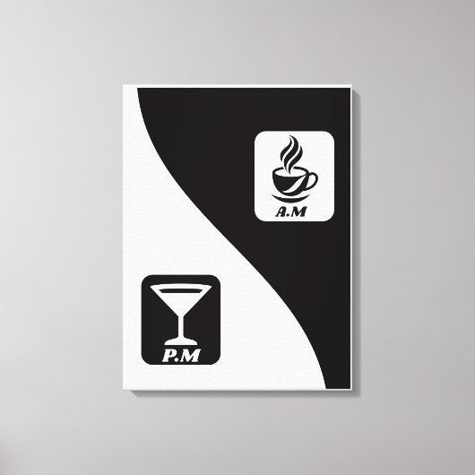 life in two moods canvas afdruk (Voorkant)