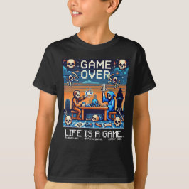 Life Is A Game Over (kinder kind voor jongens) T-shirt