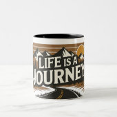 Life is a Journey Camping Adventure Mug (Centre)