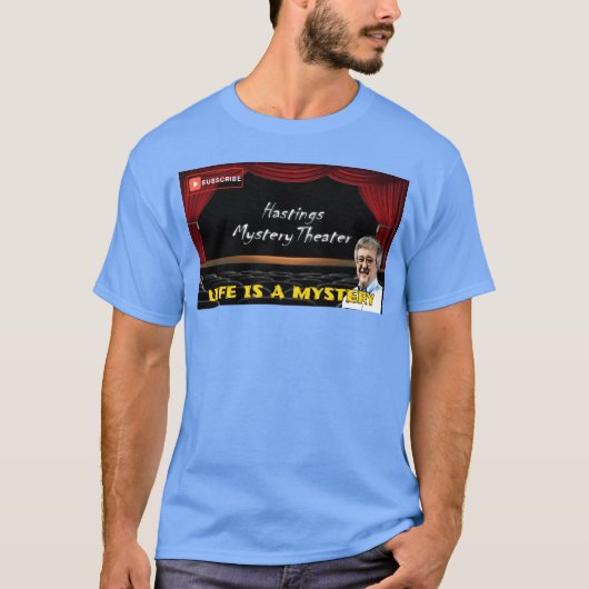 Life is a Mystery Randall Schaefer retro T-shirt (Voorkant)