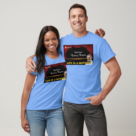 Life is a Mystery Randall Schaefer retro T-shirt (Unisex)