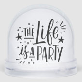 “Life Is a Party” Inspirational Quote – Motivation (Arrière)