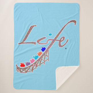 Life is a Roller Coaster Sherpa Deken
