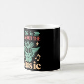 Life Is All About Music Coffee Mug (Devant droit)