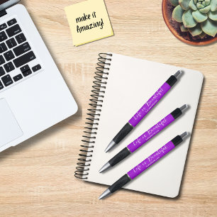 Life is Beautiful Business Tagline Blog Paarse Pen