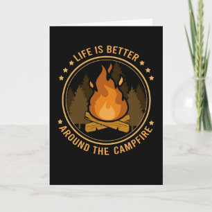 Life is Better Around - Campfire Camping Kaart