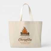 Life is Better Around the Campfire Tote Bag (Dos)