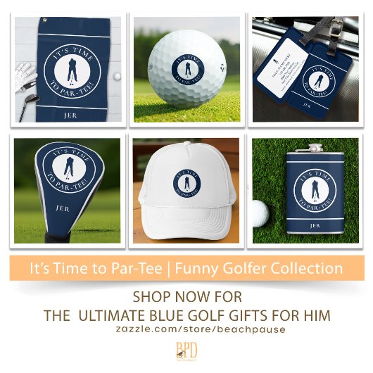 Life Is Better at Tee Time Personalized Golfer Bagagelabel