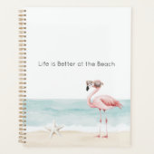 Life is Better at the Beach Starfish Flamingo (Devant)