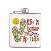 Life is Better in Flip | Summer Vibes Heupfles (Voorkant)