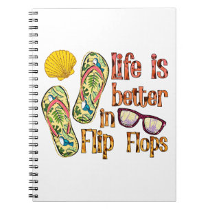 Life is Better in Flip Summer Vibes Notitieboek