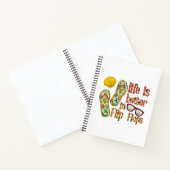 Life is Better in Flip | Summer Vibes Notitieboek (Binnen)
