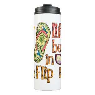 Life is Better in Flip Summer Vibes Thermosbeker