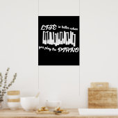 Life is Better When You Play Poster (Keuken)