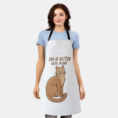 Life Is Better With a Cat – Cute Cat Lover Design Schort (Gedragen)