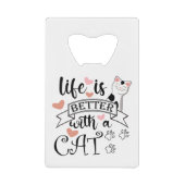 Life is Better With a Cat quote slogan (Devant)