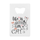 Life is Better With a Cat quote slogan (Dos)