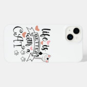 Life is Better With a Cat quote slogan (Verso Horizontal)