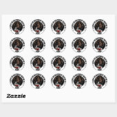 Life Is Better With A GSP Dog Breed Ronde Sticker (Vel)