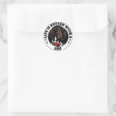 Life Is Better With A GSP Dog Breed Ronde Sticker (Tas)