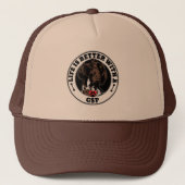Life Is Better With A GSP Dog Breed Trucker Pet (Voorkant)