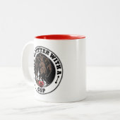 Life Is Better With A GSP Dog Breed Tweekleurige Koffiemok (Voorkant links)