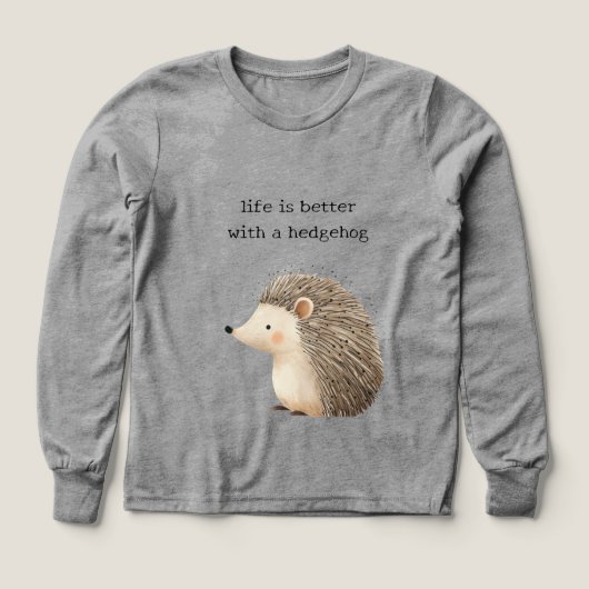 Life is better with a hedgehog (Motif recto)