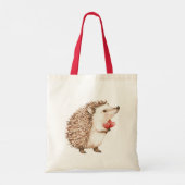 Life is better with a hedgehog  tote bag (Achterkant)