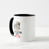 Life is Better with a Shih Tzu Coffee Mug (Devant gauche)