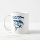 Life Is Better With A Wahoo Funny Salt Water Fishi Koffiemok (Links)