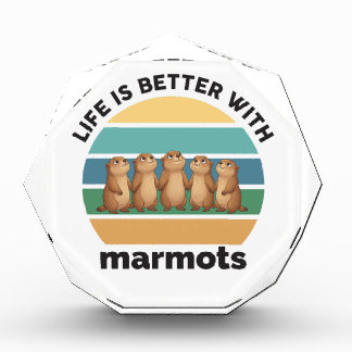Life is better with marmots fotoblokken