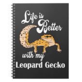 Life is Better with my Leopard Gecko Notitieboek (Voorkant)