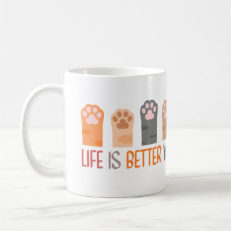 Life is Better with Paws Koffiemok