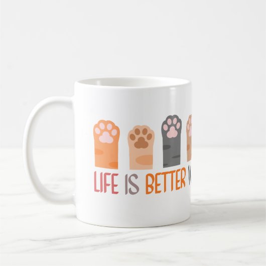 Life is Better with Paws Koffiemok (Links)