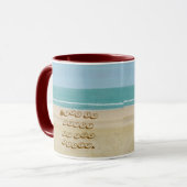 Life is great at the beach, beach mugs (Devant gauche)