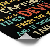 Life Is Like A Camera Focus On What's Important Poster (Hoek)