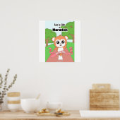 Life is like a marathon Wall art Poster (Keuken)