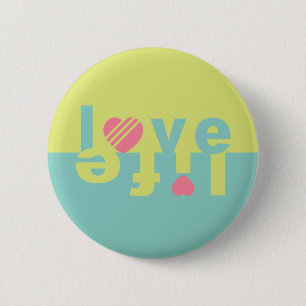 LIFE-knoppen LOPEN Ronde Button 5,7 Cm