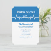 Life Line Medical Afstuderen Uitnodiging (Staand voorkant)