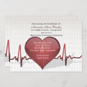 Life Line Medical Afstuderen Uitnodiging (Voorkant / Achterkant)