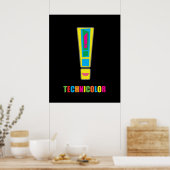 Life Live Technicolor Poster (Keuken)