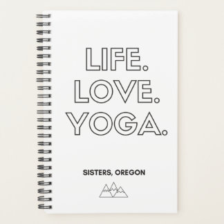 Life.Love.Yoga. Spiralen notitieboek