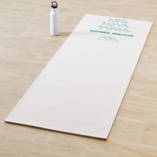 Life.Love.Yoga. Zussen, Oregon Yoga Mat - Blauwgro
